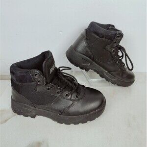 Response Gear Women's Black Leather 6" Delivery II Tactical Work Boots, 8